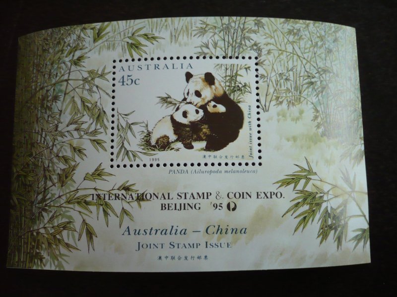 Stamps - Australia - Scott# 1459f - Mint Never Hinged Souvenir Sheet