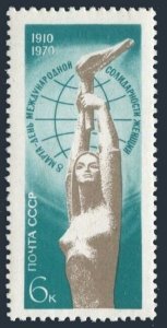 Russia 3705 two stamps, MNH. Michel 3733. Woman's Solidarity Day, Mart 8, 1970.