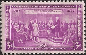 # 798 MNH - SCV-0.40 - CONSTITUTION SESQUICENTENNIAL