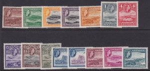 Antigua, Scott 107-121 (SG 120a-134), MLH