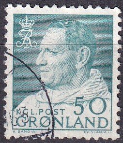 Greenland #58  F-VF Used  CV $10.00  (SU8304)