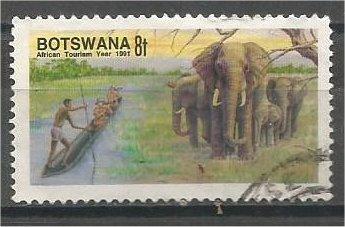 BOTSWANA, 1991, used 8t, African Tourism Scott 498