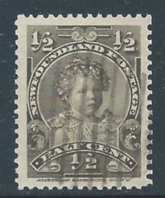 Newfoundland #78 Used 1/2c Edward VII