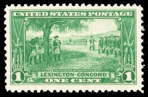 United States Scott 617 Mint never hinged.