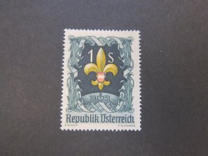 Austria 1951 Sc 576 set MH