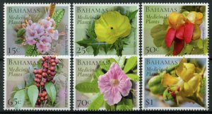 Bahamas Flowers Stamps 2020 MNH Medicinal Plants Nature Flora 6v Set