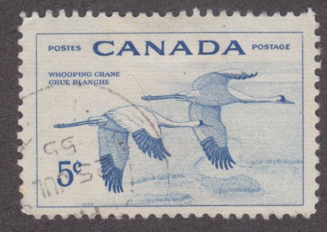 Canada 353 Whooping Crane 5¢ 1955