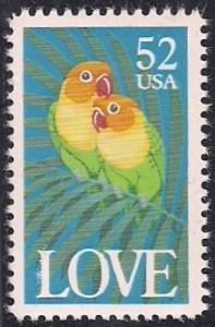 #2537 52 cent Love Stamp mint OG NH VF
