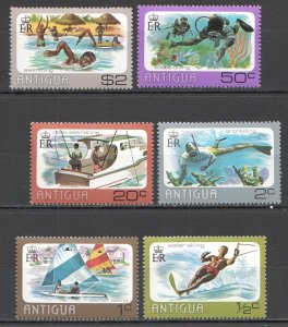 B0338 Antigua & Barbuda Fauna Fish & Marine Life Tourism #432-7 1Set Mnh