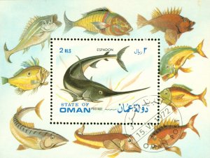 RK42-90005 STATE OF OMAN UNLISTED CTO SS MARINE LIFE BIN $4.50