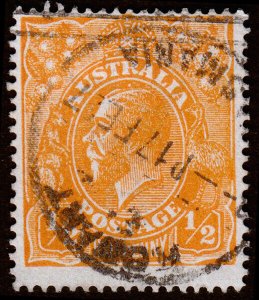 Australia Scott 20, Orange, Perf. 14 (1923) Used F M