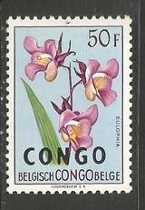 CONGO 339 MNH FLOWERS P270