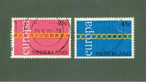 NETHERLANDS 488-9 USED BIN $1.00