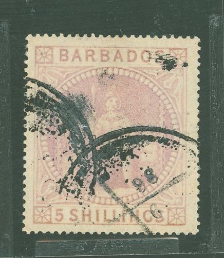 Barbados #43  Single with APEX Cert