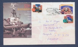 AUSTRALIA - Australian Navy air arm - 50th anniversary -  FDC - 1998