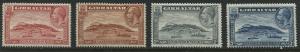 Gibraltar KGV 1932 1d to 2 1/2d all perf 13 1/2 by 14 mint o.g.