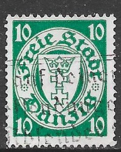 Danzig 173a: 10pf Coat of Arms, used, F-VF