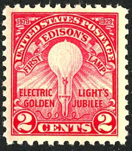 U.S. #654 MINT OG NH