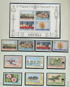 ANGUILLA - 1977-1979 issues - FVF MNH - SEE EIGHT SCANS