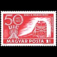 HUNGARY 1972 - Scott# 2177 Locomotive Set of 1 NH