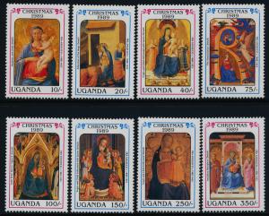 Uganda 737-46 MNH Christmas, Art, Paintings, Fra Angelico