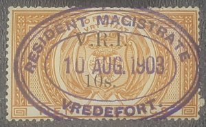 Orange free state overprint 10 shillings 1900