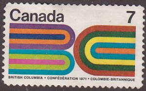 Canada 552 Stylized BC 7¢ 1971