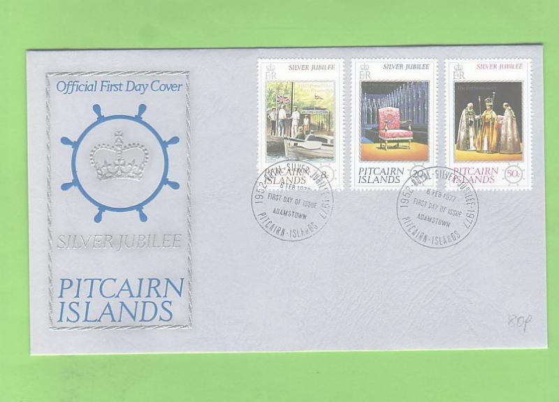 PITCAIRN ISLANDS  - 1977 Silver Jubilee FDC