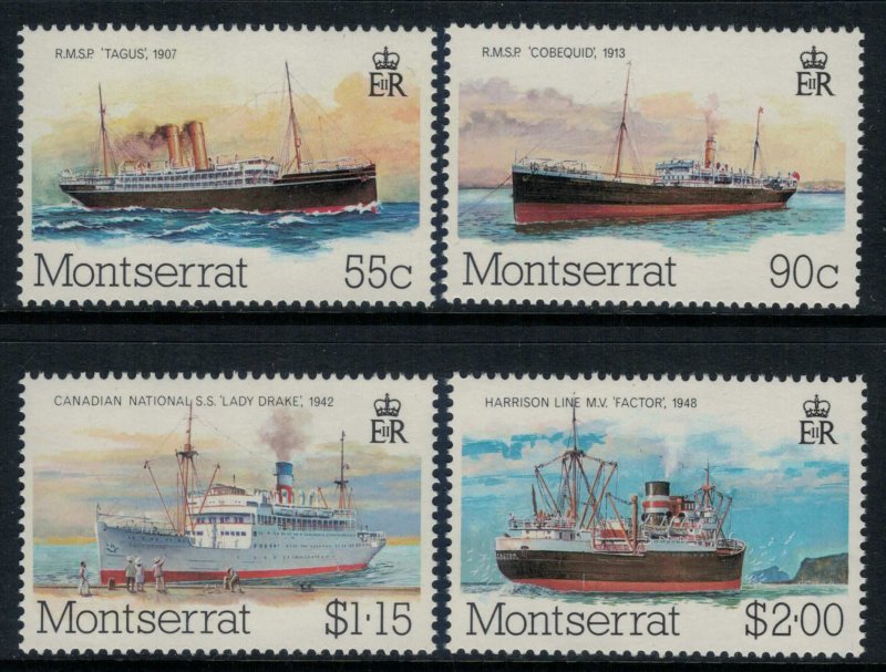 Montserrat #539-42* NH  CV $2.20