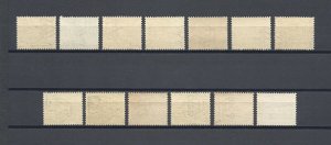 LIBYA 1934 SG D68/D80 MNH