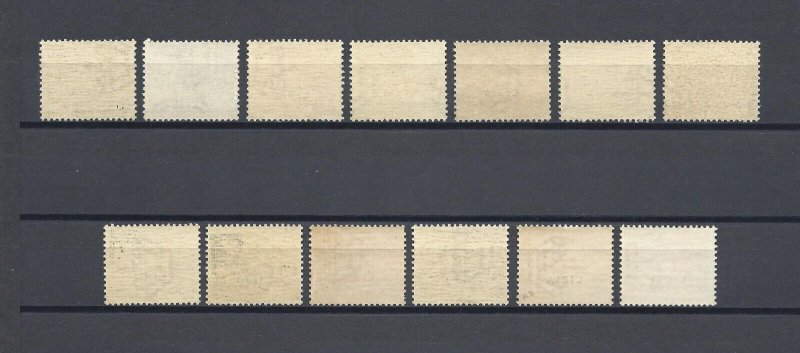 LIBYA 1934 SG D68/D80 MNH