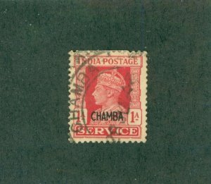 INDIA-CHAMBA STATE  O59 USED CV$ 4.50 BIN$ 2.00