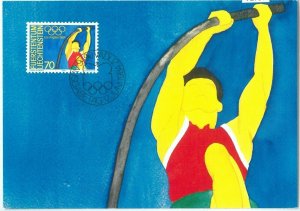 72797 - LIECHTENSTEIN - Postal History - MAXIMUM CARD - SPORT Olympics 1984-