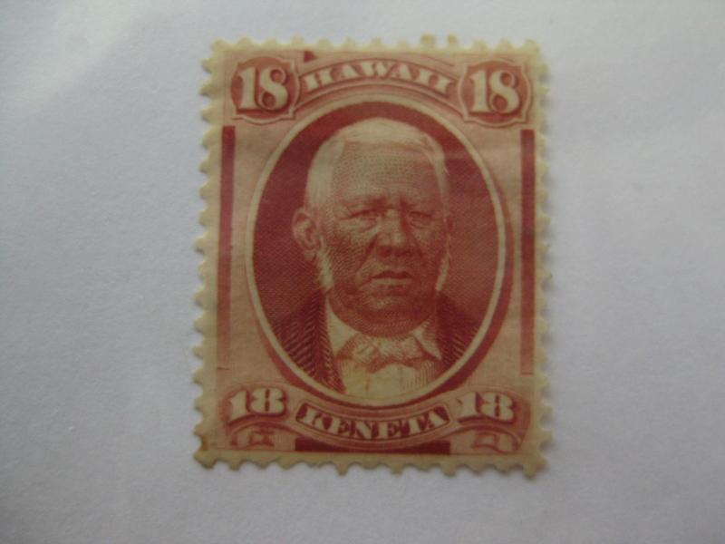 Hawaii  Scott  34 XF  Mint Hinged with hinge remnant
