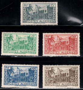 ALGERIA Scott 167-171 MH*  stamp set