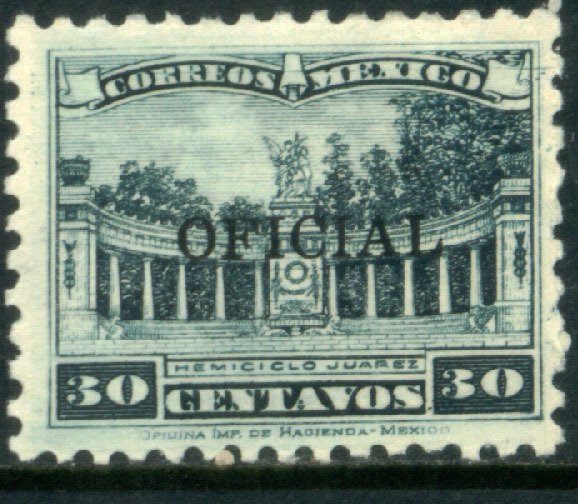 MEXICO O221, 30¢ OFFICIAL. Mint, Never Hinged. F-VF.