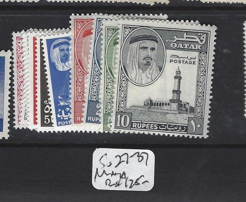 QATAR   (P1908B)  SG 27-37   MNH