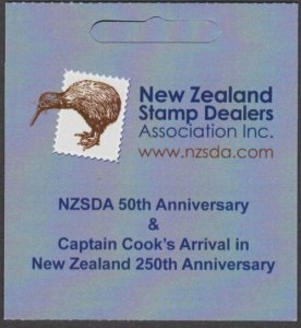 NEW ZEALAND 2019 NZSDA Capt Cook $13 CAL booklet - only 250 printed........D867b