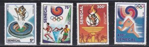 Senegal # 786-789, Seoul Summer Olympics, NH, 1/2 Cat.
