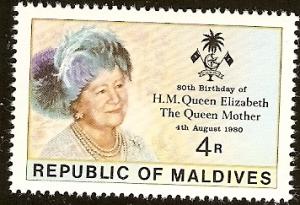 Maldive Isls. 874 MNH 1980 QM 80th Birthday