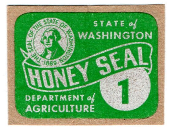 (I.B) US Revenue : Honey Seal 1c (Washington State)