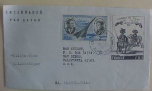 FRANCE AIRMAIL 20F 1933 TO US