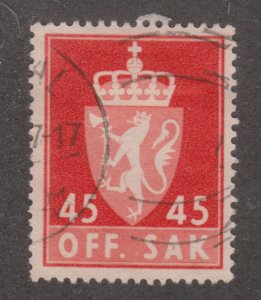 Norway O73 Coat of Arms 1958