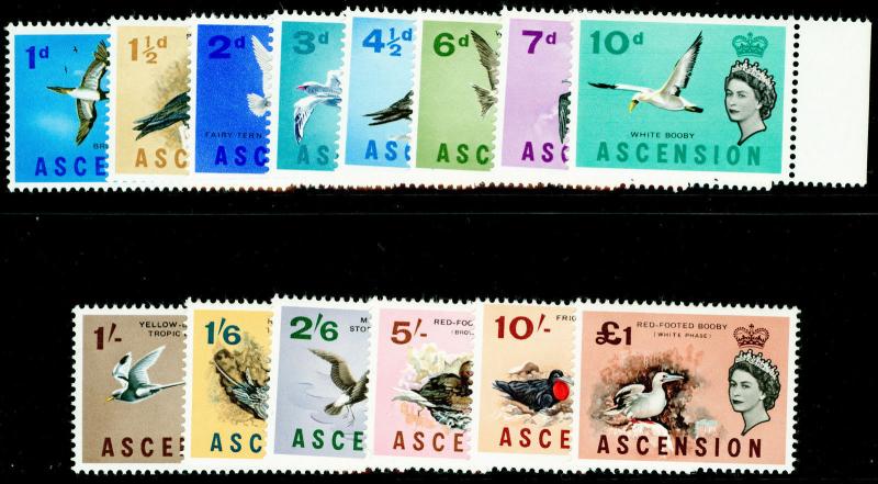 ASCENSION SG70-83, COMPLETE SET, NH MINT. Cat £66.