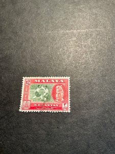 Stamps Malaya-Kelantan Scott #81a used