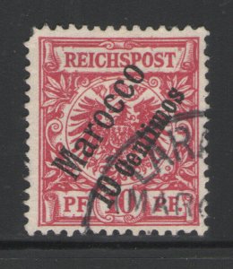 German Post Offices Abroad - Morocco 1899 Sc# 3 Used G/VG