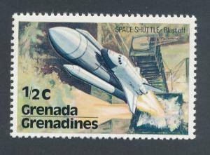 Grenadines 1978 Scott 249 MNH - 1/2c, US Space shuttle