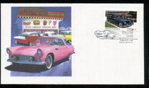 US 3935 Sporty Cars, Ford Thunderbird UA Fleetwood cachet FDC