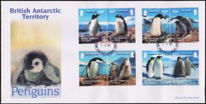 British Antarctic Territory Scott 466-469 Unaddressed.