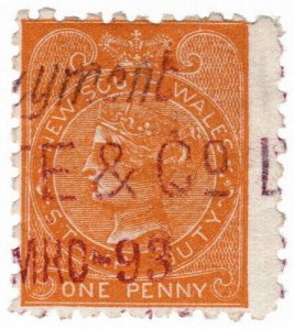 (I.B) Australia - NSW Revenue : Stamp Duty 1d (1881)
